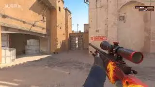 AWP 4 kills | Dust2  # cs2 #awp #dust