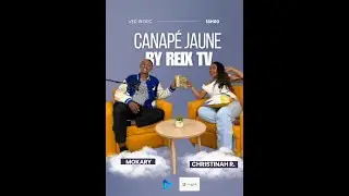 MOKARY SUR CANAPE JAUNE BY REIX TV