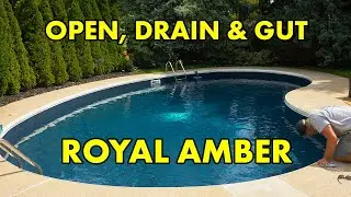 Mirage Pools - Vinyl Liner Install - Latham Liner, Royal Amber