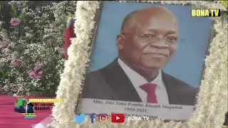 IBADA YA MISA TAKATIFU YA MAZISHI YA HAYATI DKT. MAGUFULI KATIKA UWANJA WA MAGUFULI - CHATO