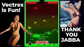 Vectrex Scramble (Thanks JABBA&rsquo;s Game Hut)