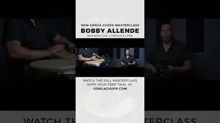 Bobby Allende Grooving on Congas and Bong&oacute; | CongaChops.com Masterclass