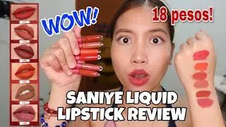 SANIYE LIQUID LIPSTICK REVIEW | MURANG LIPSTICK SA SHOPEE kww| Belle Merto