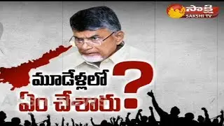 CM Chandrababu Naidu 3 Years Rule || Sakshi Magazine Story - 9th June 2017