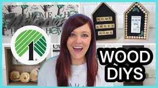 🌟GRAB THESE 10+ DOLLAR TREE WOOD ITEMS TO MAKE HIGH END HOME DECOR 🌟