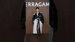 It Girl Lori Harvey Slay New Pixie Cut @ Milan FW24 Show #loriharvey #fashionpolice #milan #fw24