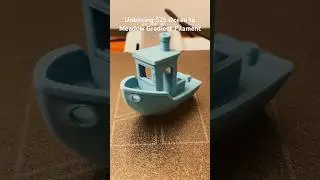 $25 Ocean to Meadow PLA Basic Gradient Filament ASMR Unboxing- Bambu Lab #3dprinting #shorts #3d