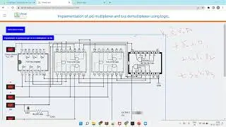 мультиплексоры и DMUX с использованием виртуальной лаборатории