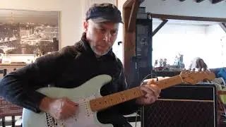 Squier Stratocaster Deluxe & Vox AC10c1 Clean tone demo