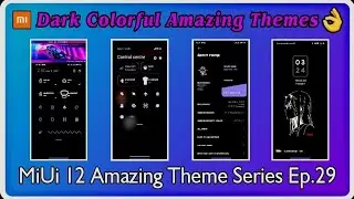 MiUi 12 Latest Amazing Themes of the Month Oct.2021 ! Amazing Theme Series Ep.29|| By Tech Darbar ||