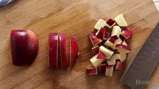 C&oacute;mo cortar una manzana en rodajas