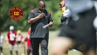 Commanders OTAs Day 6. Eric Bieniemy Presser. Del Rio Challenging Jamin Davis