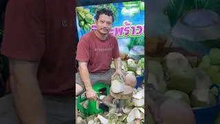 Coconut master! Cuts fast, no need to look