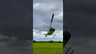Agusta-Bell AB206B manoeuvring between power cables G-OSAF #aviation #helicopter #wales #airwolf