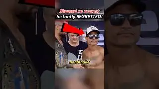 Arrogance Meets KARMA - Savage Leg Kick Finishes Him!#boxing