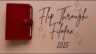 Filofax Flip Through 2025 | #flipthrough #filofax #wochendeko
