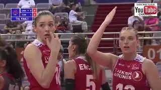 Usa vs Turkey - Final 6 VNL 2018 W - Full Match Highlights - HD
