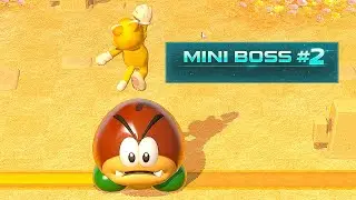 Super Mario 3D World &ndash; Mini Boss #2: Big Galoomba Blockade (PC Max Settings)