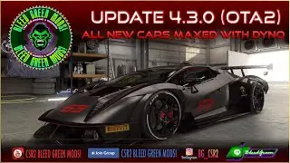 CSR2 - Update 4.3.0 OTA2 All New Cars (Maxed with Dyno)