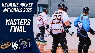 Masters FINAL Ravens vs Mustangs at Inline Hockey Nationals 2023 - with goal replay 4K
