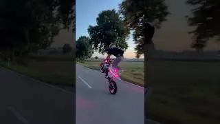 Sunset rides with Friends 🥰💞 #fyp #bike #wheelie #sunset