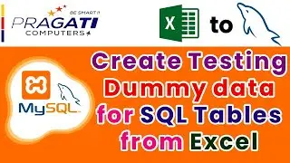 Create Huge Amount of Testing Dummy Data From Excel to MySQL Table