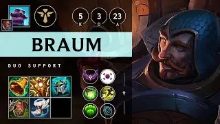 Braum Support vs Shaco - KR Master Patch 25.13