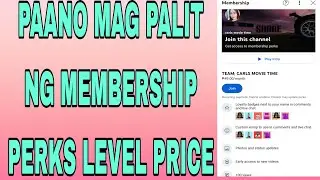 HOW TO CHANGE MEMBERSHIP PERKS LEVEL PRICE/Paano magpalit ng Price sa MembershipPerks 2023