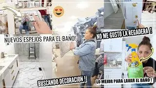 NUEVOS ESPEJOS PARA EL BA&Ntilde;O 😍CONTESTANDO SUS PREGUNTAS?NO ME GUSTO LA REGADERA !