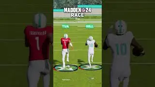 Tua Tagovailoa vs. Tyreek Hill - Madden 24 Race