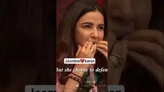Everyone choose Karan but Jasmine defend Her Friend 😭❤️ #karankundra #jasmine #thetraitors #viral