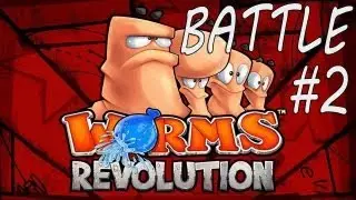 Worms Revolution - Pure Gameplay - Battle versus #2