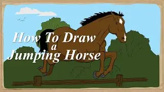 How to Draw a Jumping Horse