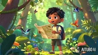 The Hidden Treasure in the Jungle | Adventure Story for Kids 🌿🏴&zwj;☠️