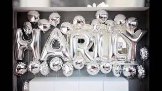 Party themed decorating ideas black and white