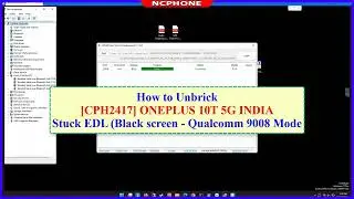 How to Unbrick OnePlus 10T 5G INDIA Flash Fails - Stuck EDL - Black Screen - Qualcomm 9008