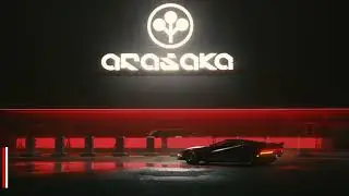 End Credits Music - Cyberpunk 2077 - Arasaka Melody Loop Version - 1 Hour -