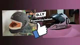 HOW TO REPAINT YOUR HELMET / SAMURAI PAINT / SYPDER HELMET TURNS TO KYT 😱 / #samuraipaint