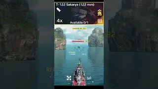 NEW🔥 T-122 Sakarya Grenade launcher Damage Test  #modernwarships