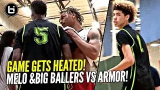 LaMelo Ball Arrives LATE & STILL Drops Triple Double!! Big Ballers HEATED Game vs Armor Elite!