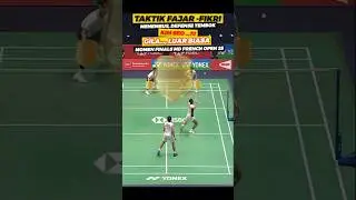 😱Taktik Fajar-Fikri Menjebol Defense Tembok Kim Seo ‼️ Finals French Open 2025 #badminton