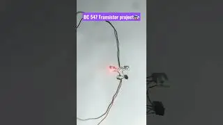 🤔Best Bc 547 Transistor Project😱 #shorts #nirajelectronicsindia
