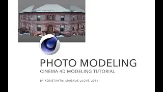 Photo based modeling - Cinema 4D Tutorial