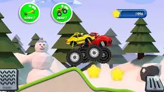Monster Trucks Game | Yellow Taxi Monster | 1