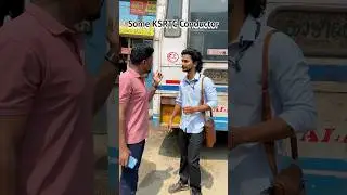 Conductor..Private vs Ksrtc 😅😇 #malayalam #comedy #shorts #bus