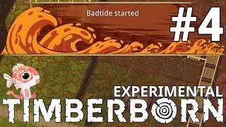 Trouble on our first Bad Tide! | Timberborn Experimental (Episode 4)