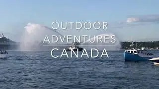 Rare Cruise Ships Together in Halifax Harbour (Queen Mary 2 and Queen Elizabeth)
