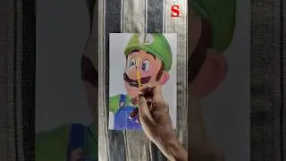 how to draw luigi|drawing luigi|drawing the super mario bros luigi#shorts#short#youtubeshorts#viral
