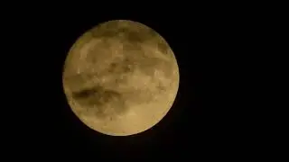 Past-Full Buck Moon Filmed With Sigma 150-600mm Zoom Lens & Kenko Teleplus 3X Teleconverter EMR 8609