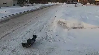 Michael’s Traxxas Maxx first run. 